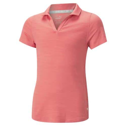 Girls cloudspun coast golf polo shirt in blue.