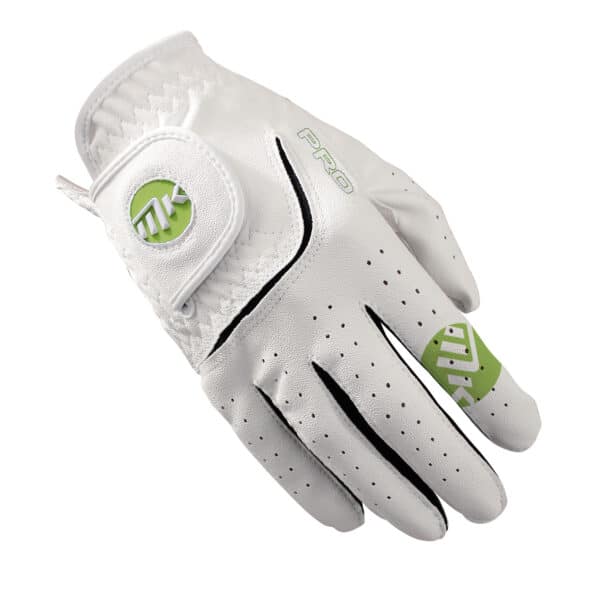 Mkids Junior Golf Glove, size large in green.